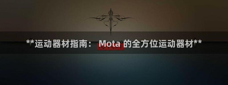 尊龙凯时的钱能退回来吗：**运动器材指南： Mota